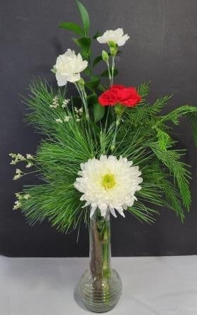 Fresh flowers Red and White